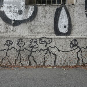 Jitter People with a dog