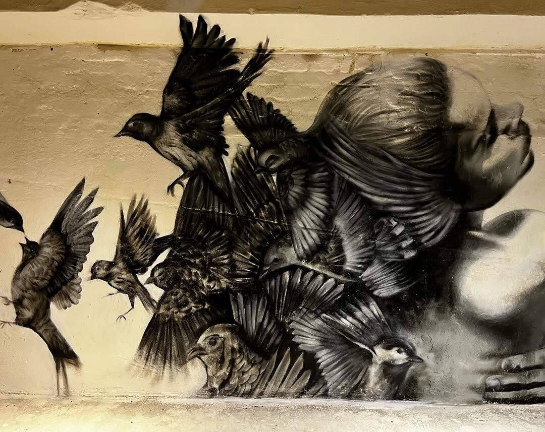 Woman with Birds